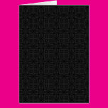 Black on Black Greeting Cards