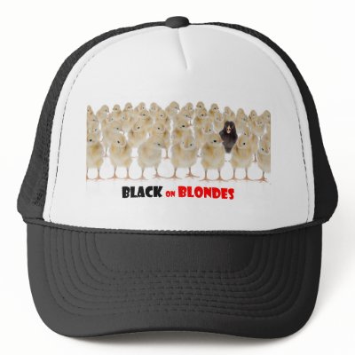 Black on Blondes Hats by artimatter