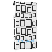 Black on White Squares iPad Mini Case Template ipad mini cases