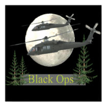 black ops military helicopter posters