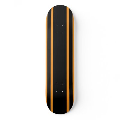 BLACK/ORANGE BLECKORANGE BUMBLEBEE SKATEBOARD DECKS by SheckShe