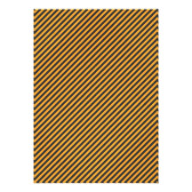 BLACK ORANGE LIQUORICE POPSICLE TIGER STRIPES BACK INVITE