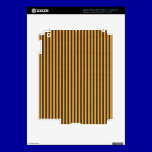 BLACK ORANGE LIQUORICE POPSICLE TIGER STRIPES BACK skins