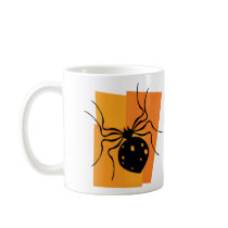 Black & Orange Spider Mug