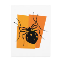 Black & Orange Spider Postcard