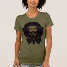Black Orchid Fairy gothic flower Shirt