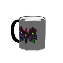 "Black Orchid Fairy" Mug by strangeling "Black Orchid Fairy" Mug
