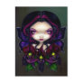 "Black Orchid Fairy" Postcard