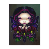 "Black Orchid Fairy" Postcard