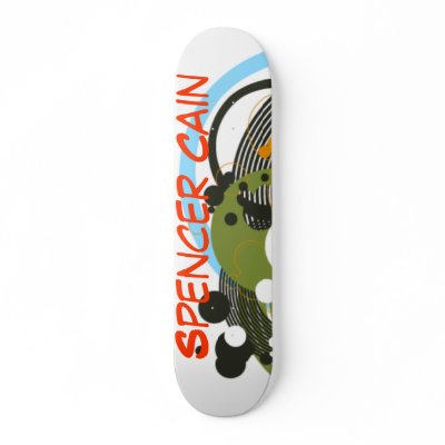Black Out Spencer Cain Skate Boards by merklind