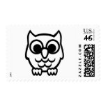 Black owl postage stamps