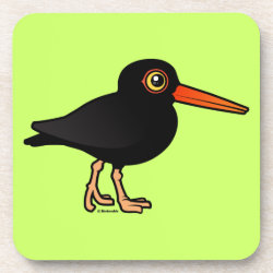 Black Oystercatcher Beverage Coaster