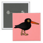 Black Oystercatcher Button