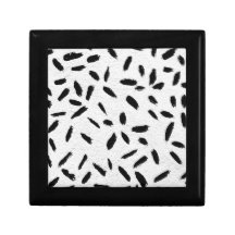 black paint strokes gift boxes