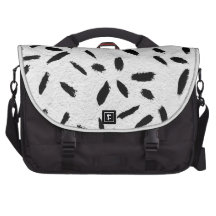black paint strokes laptop bags