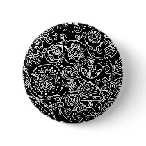 Black Paisley buttons