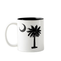 Black Palmetto Coffee Mug