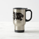 Black Panther Blue Eyes Coffee Mugs