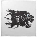 Black Panther Blue Eyes Napkin