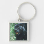 Black Panther Cat  Keychain