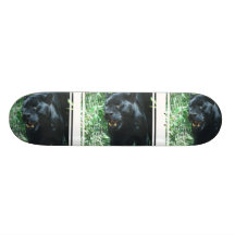 Black Panther Cat Skateboard