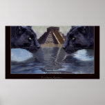 BLACK PANTHER & CHICHEN ITZA Art Poster