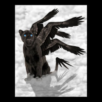 Black Panther Faery Print
