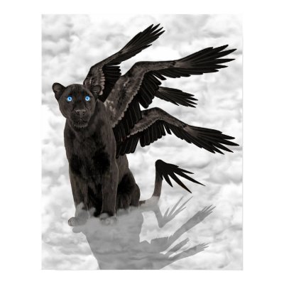 Black Panther Faery Print by winged