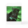Black Panther Jaquar on Green Cards