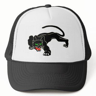Black Panther - Large CAT Hat by PaperTimeMachine