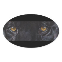Black panther leopard stickers by ArtByAkiko