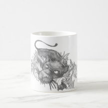 Black Panther on the Prowl Coffee Mug