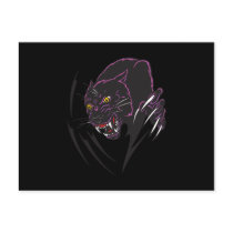 black panther tribal design postcards by doonidesignsanimals black panther tribal design postcards