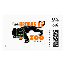 Black Panther Zoo 1937 WPA Postage Stamps