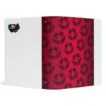 Black Pattern binders