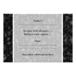 Black Pattern Custom Invite