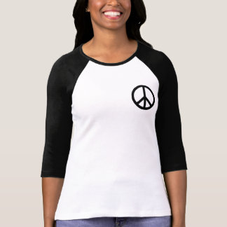 black peace sign shirt