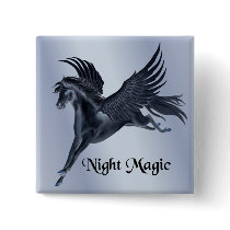 Black Pegasus buttons by Spice Black Pegasus buttons