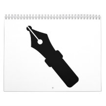 Black pen wall calendars