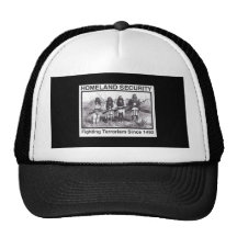 Black Photo Indian Homeland Security Hats