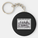 Black Photo Indian Homeland Security Key Chain