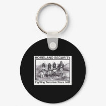 Black Photo Indian Homeland Security keychains by WhiteTiger_LLC Black Photo Indian Homeland Security keychains