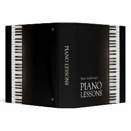 Black Piano binder binder
