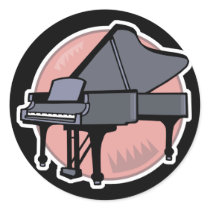 black piano stickers by geekme black piano stickers