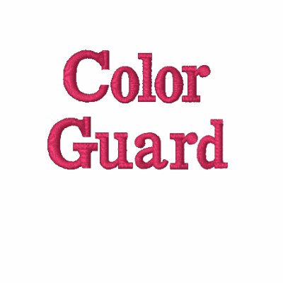 Black/Pink Color Guard Hoodie Hoody by ChloeCouture