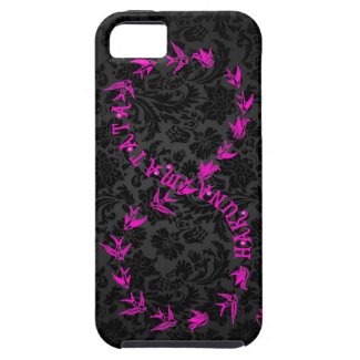 Black & Pink Hakuna Matata Infinity Symbol iPhone 5 Case