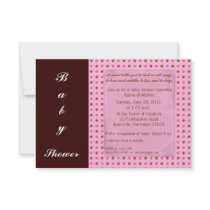 Black/Pink Invitation