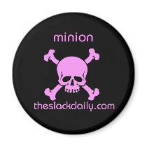 Black/Pink Minion Magnet