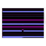 black pink stripe card