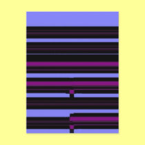 black pink stripe postcards